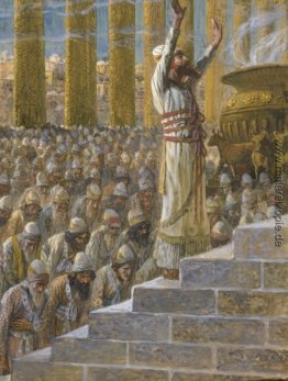 Salomo weiht den Tempel in Jerusalem