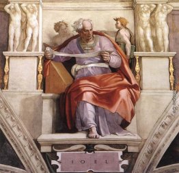 Sistine Kapellen-Decke: Der Prophet Joel