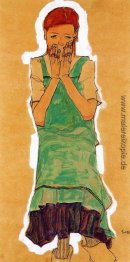 Mädchen mit grünen Pinafore