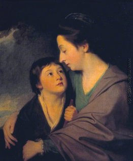 Mrs Richard Cumberland und ihr Sohn Charles