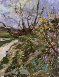 Flussufer im Winter Flussufer im Winter