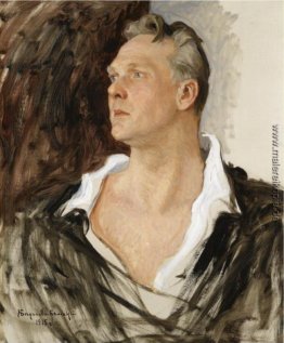 Porträt von Feodor Schaljapin