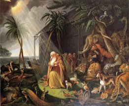 Noah und seine Arche (nach Charles Catton)
