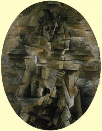 Frau mit einer Mandoline Frau mit einer Mandoline