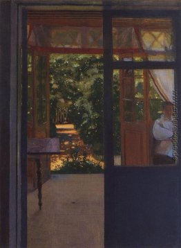 Auf dem Balkon