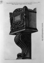 Urne aus Marmor mit seinem Deckel Urne aus Marmor mit seinem Deckel