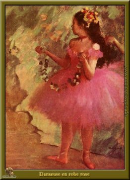 Tänzer im rosa Kleid