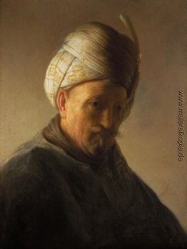 Alter Mann mit Turban