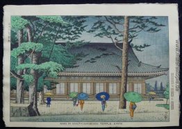 Regen in Sanjyusangendo Tempel, Kyoto