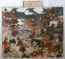 Darab und Rastnawan kämpfen die Rumis