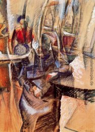 Interieur mit zwei weibliche Zahlen Interieur mit zwei weibliche Zahlen