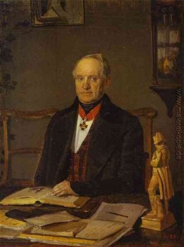 Porträt von P. V. Zhdanovich