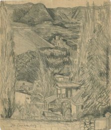 Landschaft mit Bergen Landschaft mit Bergen