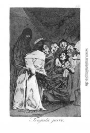 Schlucken Sie es, Hund