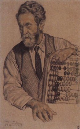 Mann mit Konten (V.A. Kastalsky)