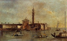 Blick auf die Insel San Giorgio in Alga, Venedig