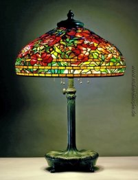 Bibliothek Lampe. Pfingstrose Design