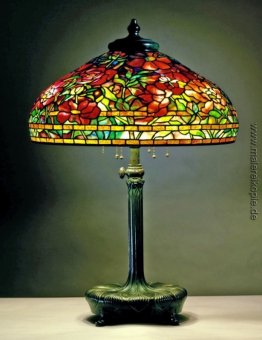 Bibliothek Lampe. Pfingstrose Design