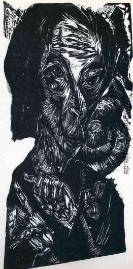Leiter der ein kranker Mann. Self-Portrait