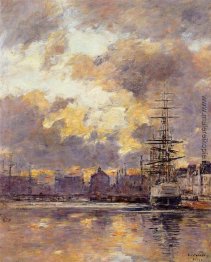 Le Havre. Commerce Basin.