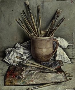 Palette et pinceaux