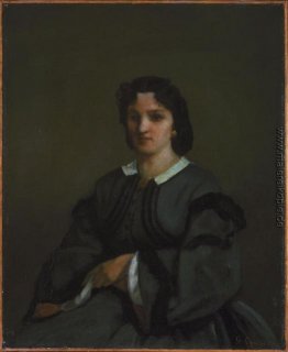 Frau mit Handschuhen