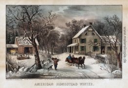 Amerikanischen Homestead Winter-