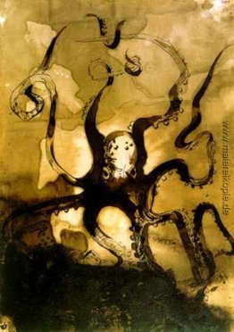 Octopus mit den Initialen V. H.
