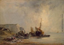 Boote von der Normandie Shore
