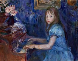 Lucie Leon am Klavier