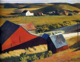 Cobbs Barns und Distant Häuser
