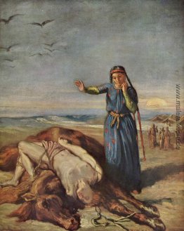 Kosakenmädchen am Mazeppa 's Körper