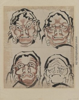 Skizze der Vier Gesichter