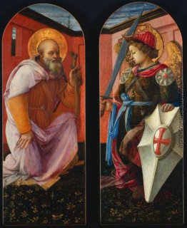 Der Heilige Antonius und Erzengel Michael