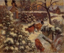 Schnee-Effekt in Montfoucault