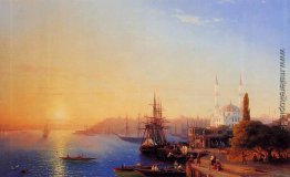 Ansicht von Konstantinopel und dem Bosporus