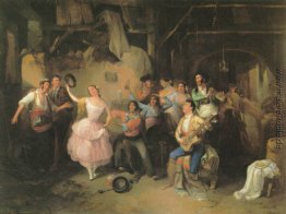 Juerga flamenca en la feria