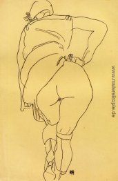 Semi Nude, Back View