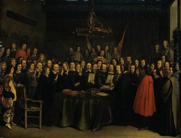 Das Schwören des Eides der Bestätigung des Vertrags von Münster