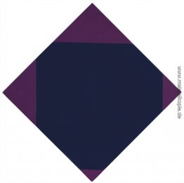Blau-violettes horizontal-vertikal-quadrat