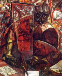 Porträt von Marinetti Porträt von Marinetti