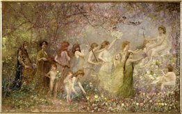 Die Blüten des Frühlings (auch als Flora und Frühling bekannt)