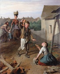 Bauarbeiter Empfangen ihr Frühstück