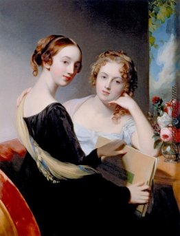 Portrait der McEuen Sisters (auch als Misses Maria und Emily McE