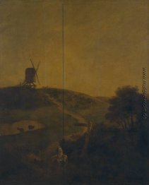 Eine Windmühle in der Nähe von Norwich Eine Windmühle in der Nähe von Norwich