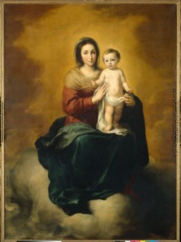 Madonna in den Wolken