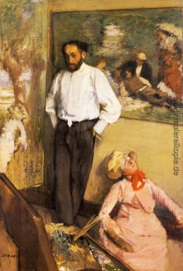 Porträt von Henri Michel-Levy in seinem Atelier