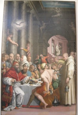 Abendessen von St. Gregor der Große (Clemens VII)