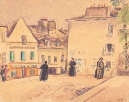 Plaza in Montmartre