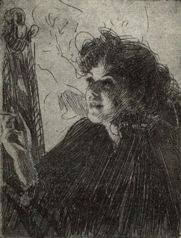 Rauchende Frau